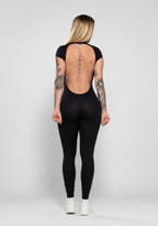 Manhattan Open-Back Jumpsuit — Navy