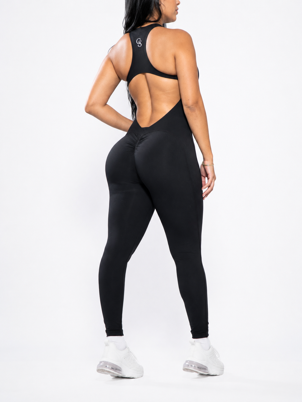Aspen Sculpt Jumpsuit — Brown