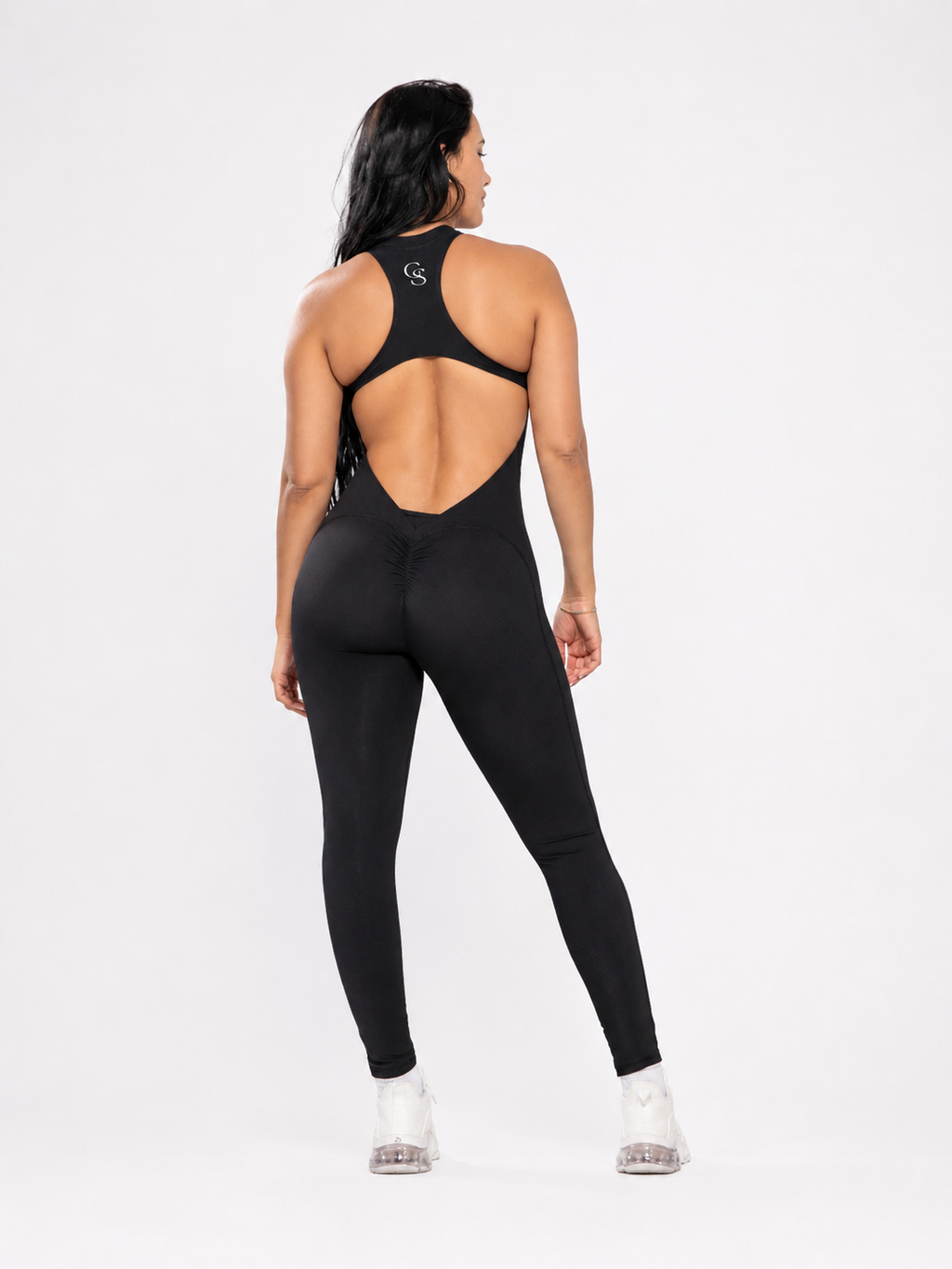 Aspen Sculpt Jumpsuit — Brown