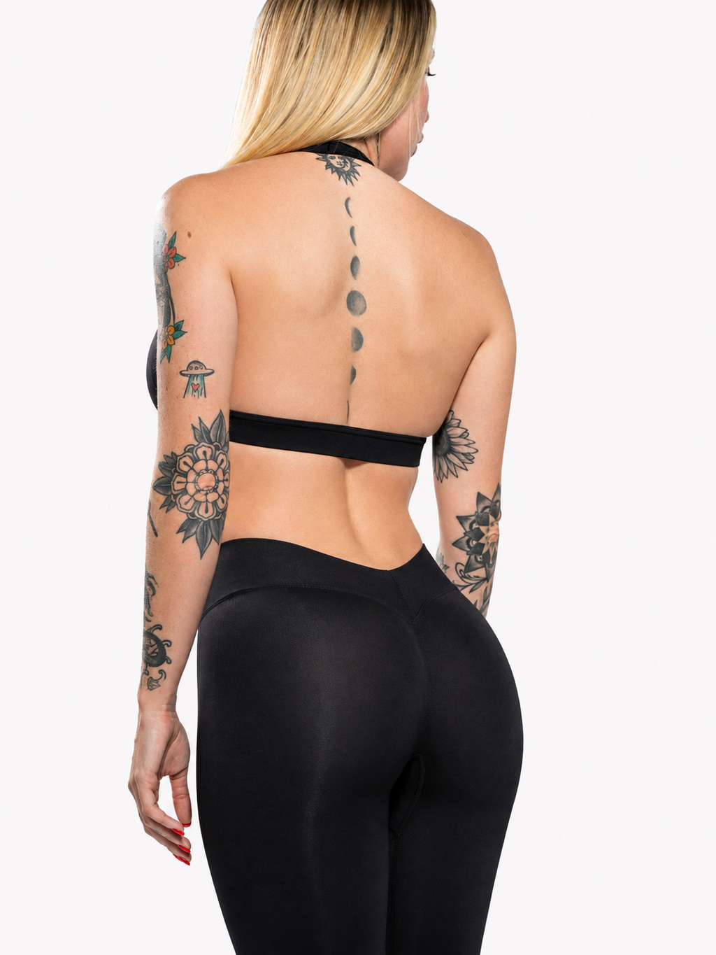 Laguna V-Neck Top — Black