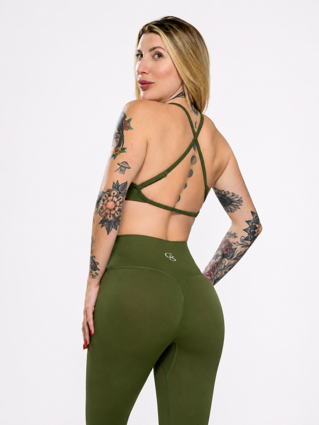 Miami Second-Skin Legging — Olive