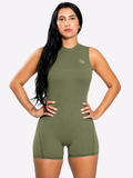 Malibu Sculpt Bodysuit — Olive