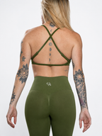 Miami Second-Skin Top — Olive