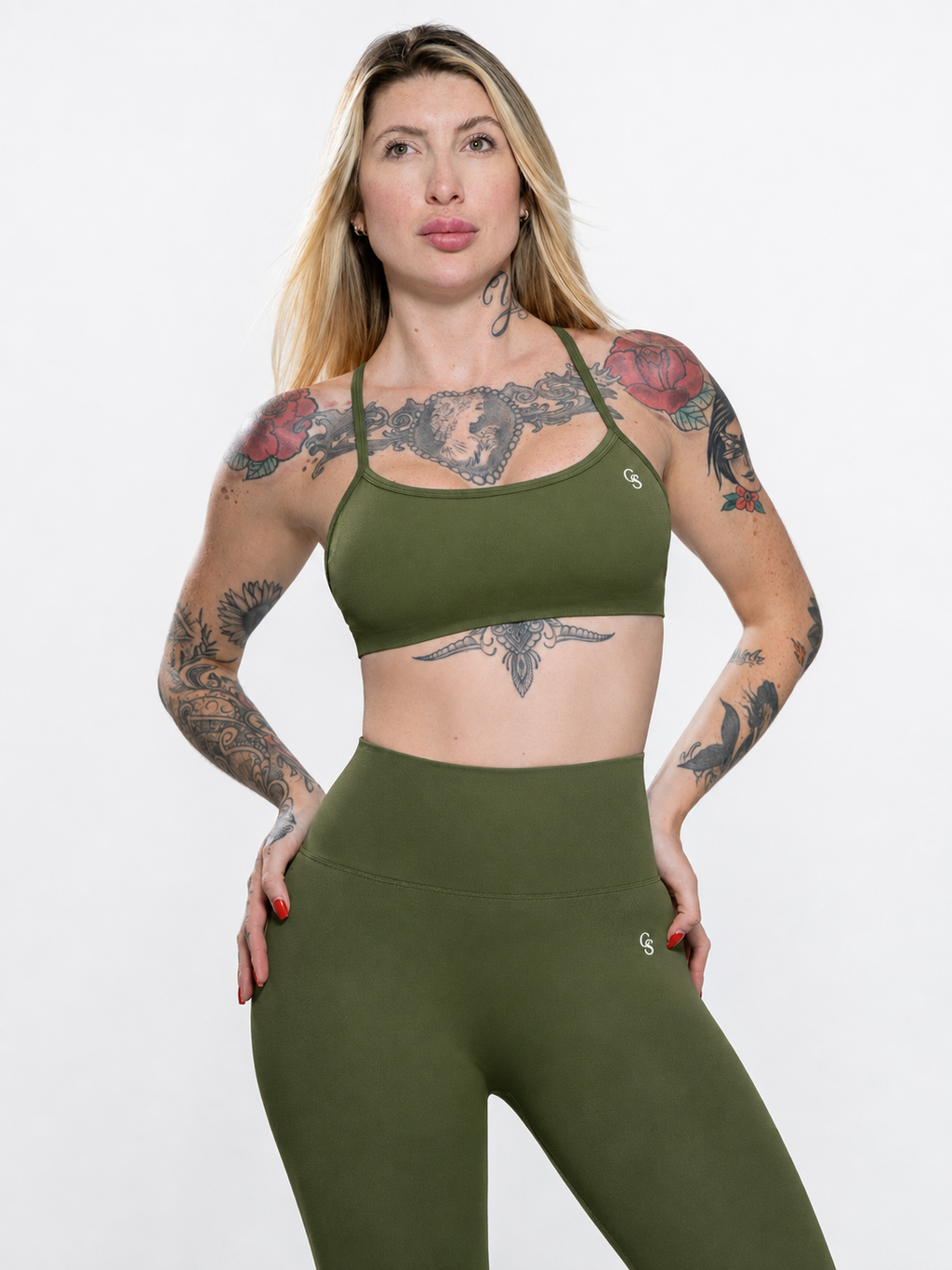Miami Second-Skin Top — Olive