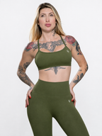 Miami Second-Skin Top — Olive