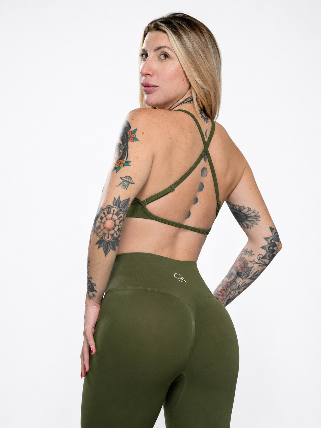 Miami Second-Skin Top — Olive