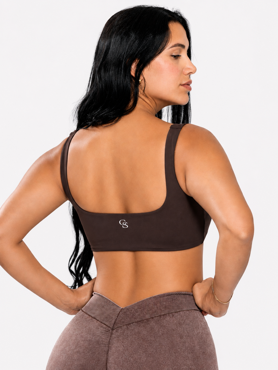 Savannah Straight-Neck Top — Navy