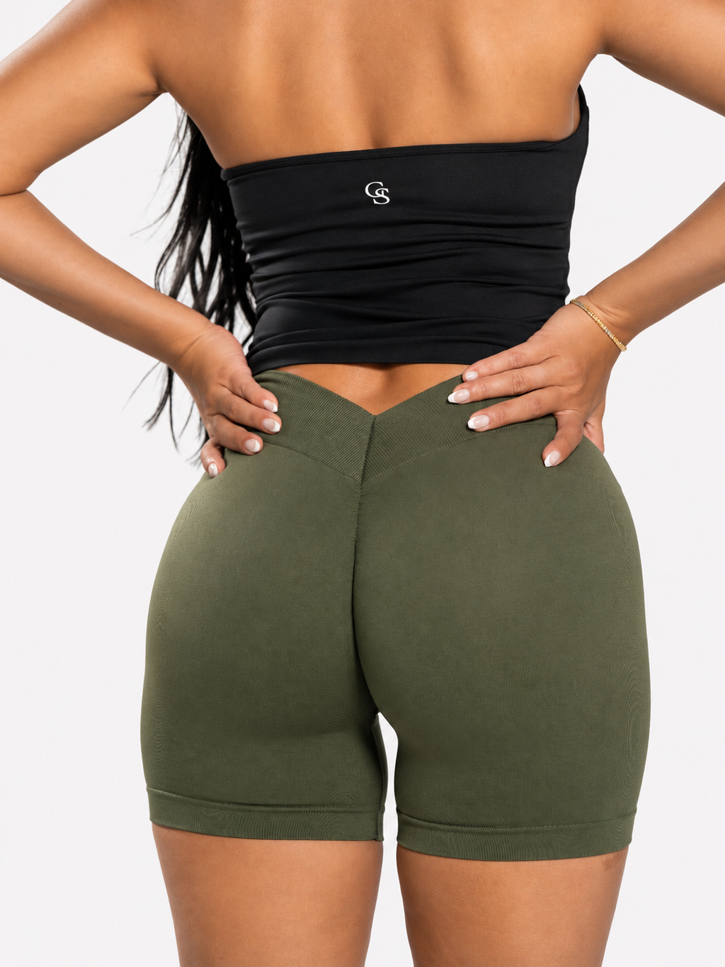 Vegas High-Cut Short — Olive
