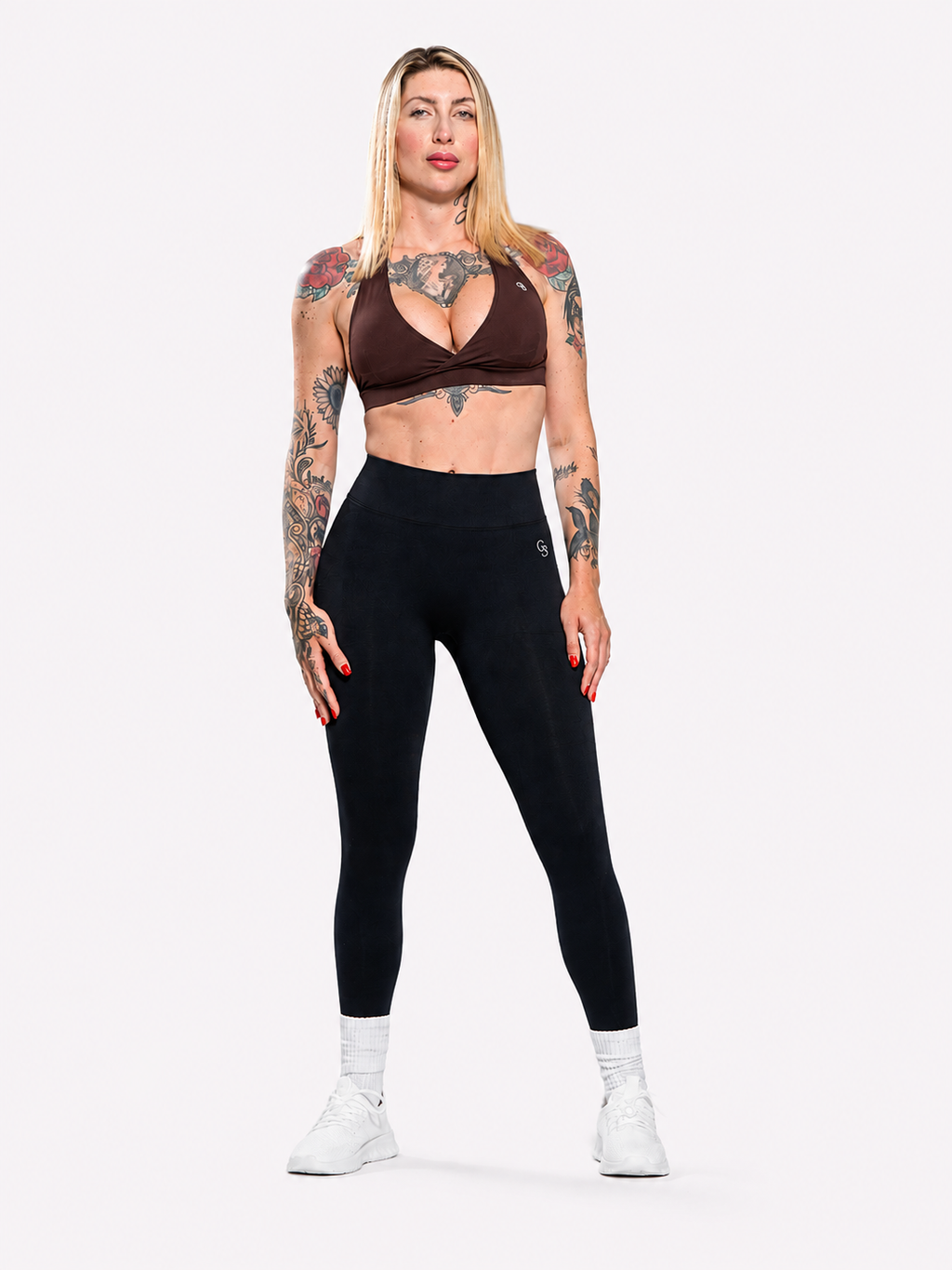 Laguna V-Neck Top — Black