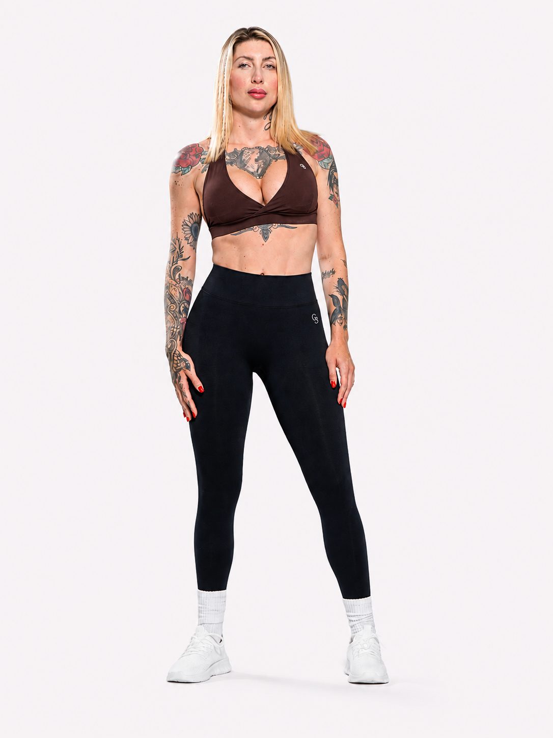 Laguna V-Neck Top — Black