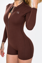 Soho Long-Sleeve Bodysuit — Black