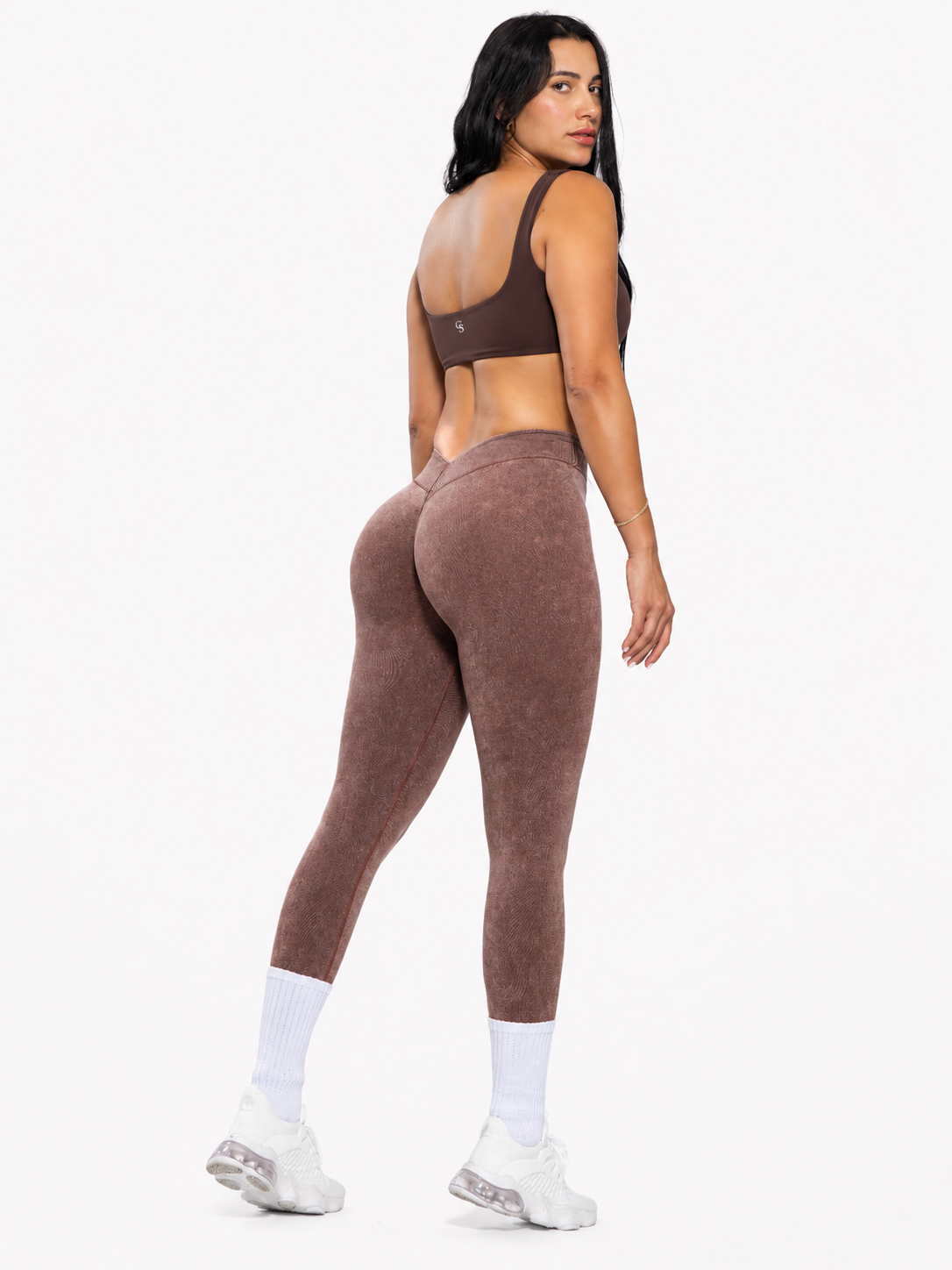 Sedona Stone-Wash Legging — Brown