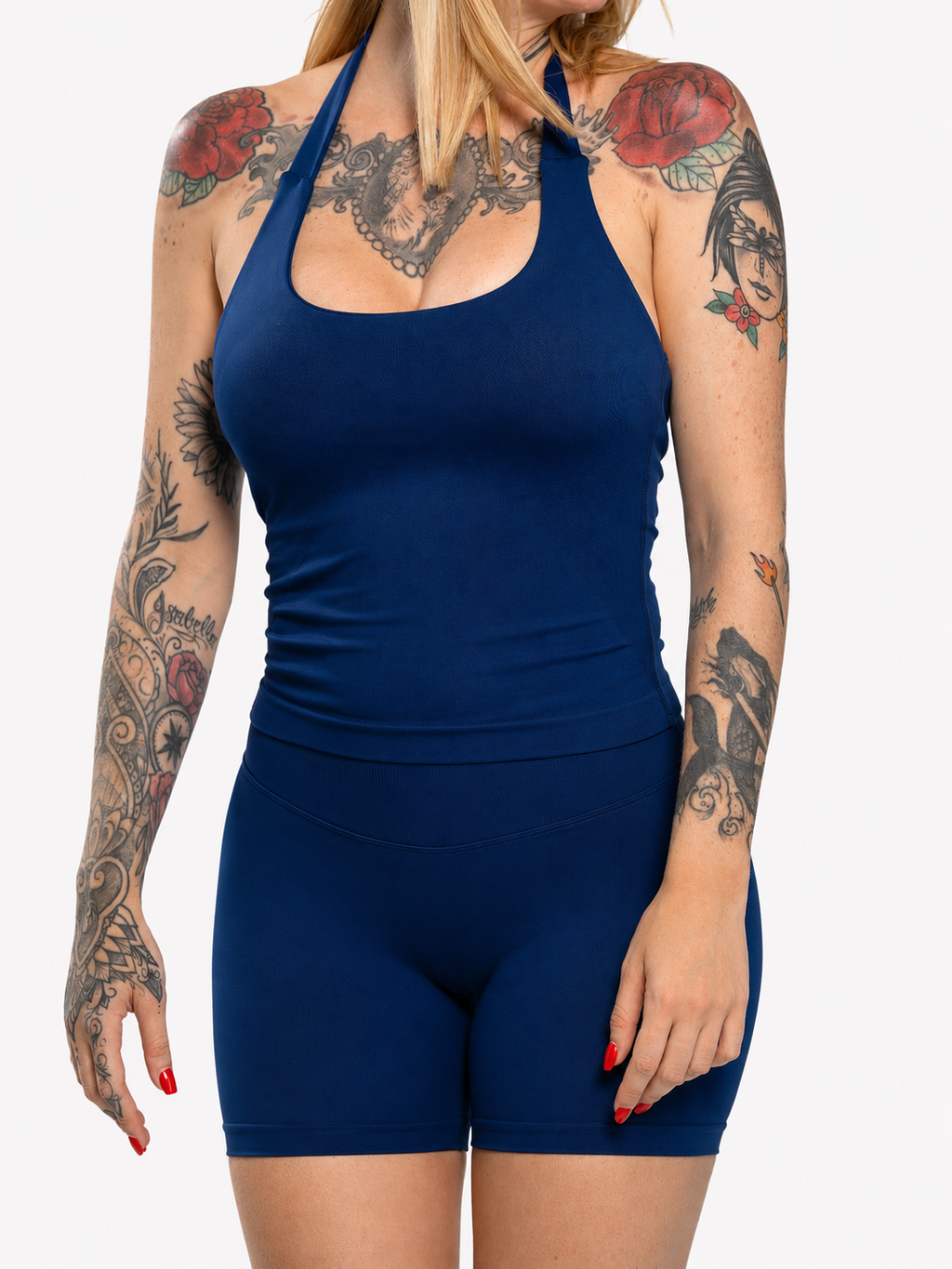 Maui Wide-Strap Bodysuit Top — Burgundy